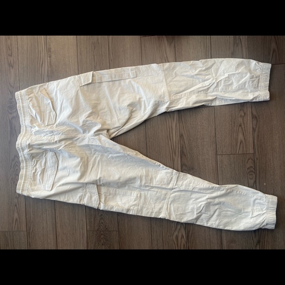 White Cargo Pants - Picture 2 of 3